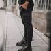 Men's Clothing New Jeans Men's Side Pocket Elastic Skinny Jeans_viptrois.com