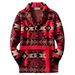 Men's Clothing, European And American Men's Autumn And Winter Medium And Long Sweaters, Retro Jacquard Lace-up Cardigan Jacket For Men_viptrois.com