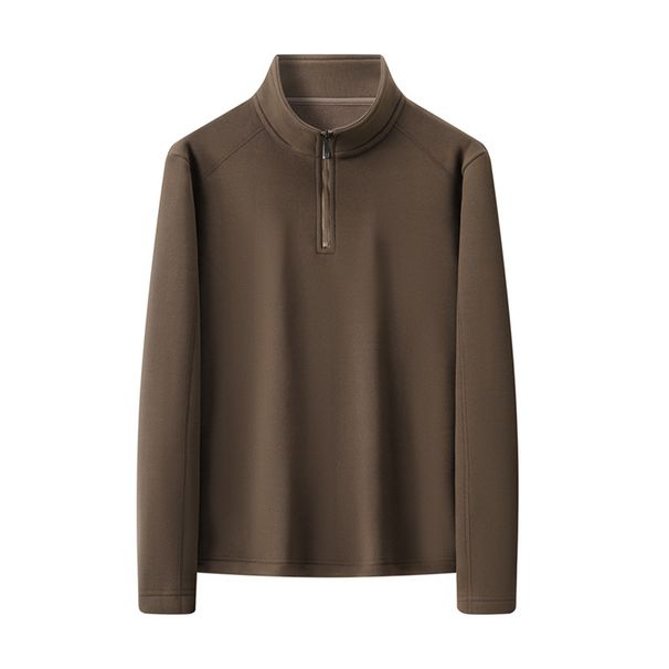 Men's Clothing Men's Fleece-Lined Hooded Sweatshirt – Warm & Cozy Long-Sleeve Pullover With Sherpa Lining (Black, Coffee, Dark Gray)_viptrois.com