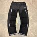 Men's Clothing European And American Men's Y2K Patchwork Painted Small Pattern Print Fashion Straight Leg Jeans_viptrois.com