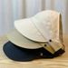 Can Tie A Ponytail For Women In Summer, Thin, Breathable, Quick Drying, No Duck Tongue Fisherman Hat, Empty Top Sun_viptrois.com
