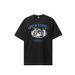 Spring And Autumn New Design Illustration Print Big Cat Crew Neck T-Shirt Short Sleeve_viptrois.com