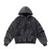 High Street Vintage Washed Fleece-Lined Hooded Jacket Men's Winter Thickened Cotton Coat Streetwear_viptrois.com