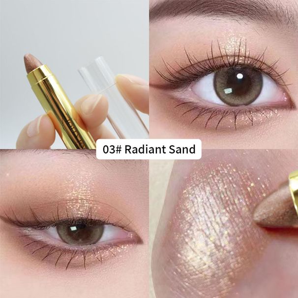 JOJO multi-color eye shadow wholesale high-gloss brightening lying silkworm double-ended eye shadow pen genuine foreign trade makeup_viptrois.com