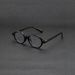 Old Money Style Temperament Oval Small Frame Glasses Plain Face Artifact Small Face Amber Rough Edge Anti Blue Light Reading Glasses T1381_viptrois.com