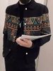 Knitted Cardigan Sweater High-End Ethnic Jacket Men's Autumn And Winter New Style Lapel Casual Long Sleeved Trend_viptrois.com