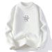 Autumn And Winter Teenage Thick Mink Fur Knitted Base Semi High Neck Sweater_viptrois.com