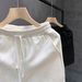 High End Men's Jacquard Shorts With Subtle Patterns Simple Solid Color Summer Capri Pants Drawstring Loose Fit Trendy Casual Bottoms_viptrois.com