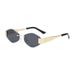 Frameless Retro Trimmed Metal Sunglasses Sunglasses Sun Protection Anti Ultraviolet Visor Spot_viptrois.com