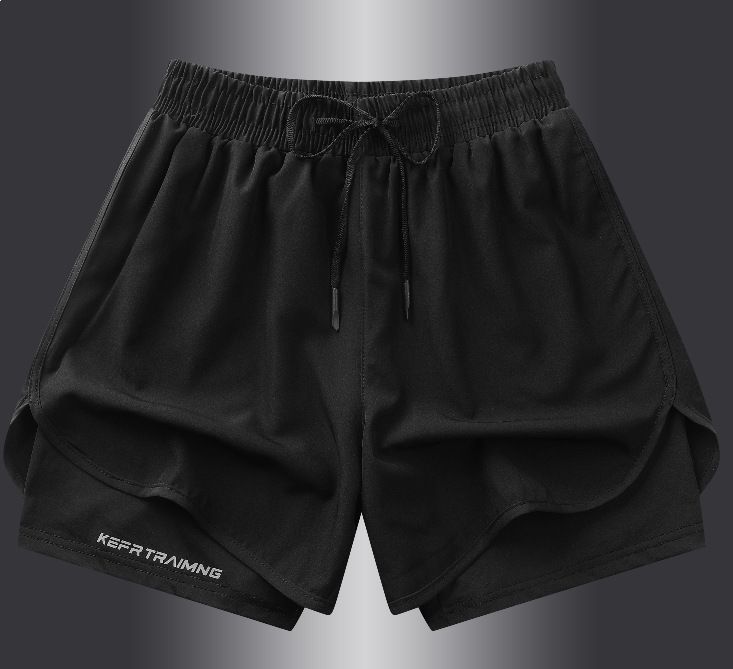 Men's Clothing Bottoms Two Piece Shorts Sports Running Beach Fitness Casual Pants_viptrois.com