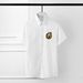 Men's Short Sleeve Shirt With Dragon Head Badge Imported Machine Embroidery Wrinkle Free Cotton Basic Casual Summer White Black_viptrois.com