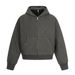 American Style Dark Pattern Diamond Grid Hooded Zipper Sweatshirt Men's Spring And Autumn Trendy Brand Versatile Loose_viptrois.com