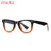 New Retro Glasses Frame Ins Style Glasses Frame Plug In Orange TR Classic Flat Glasses_viptrois.com