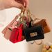 Bag Charms New Mini High End Small Bag Keychain Coin Purse Accessories Pendant Mobile Phone Bag Female Jewelry Pendant Gift_viptrois.com