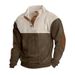 "Men's Henley Neck Pullover – Button-Detail Sportswear (Breathable Cotton, Relaxed Fit)"_viptrois.com