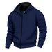 Men’s Fleece-Lined Zip-Up Hoodie – Winter-Ready Warmth & Comfort (Navy/Black/Light Gray/Khaki) – Relaxed Fit, Soft Inner Velvet (S-XXXL)_viptrois.com
