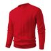 Men's Clothing Men's Jacquard Knit Sweater - Slim Fit Winter Pullover With Embossed Pattern_viptrois.com