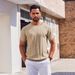 Men's Premium Pique Polo Shirt – Breathable Summer Knit With Vertical Stripe (S-XXL, Wine/Black/Beige/White)_viptrois.com