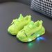 New Fashionable Sports Luminous Shoes Breathable Casual Shoes With Lights For Small And Medium Sized Children Lightweight Soft Soled Toddler Shoes_viptrois.com