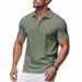 Unisex Quick-Dry Performance Polo Shirt – Breathable & Lightweight Golf & Casual Short-Sleeve Top (White, Navy, Black, Grey, Sage, Mint)_viptrois.com