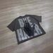 Men's Clothing Loose Hot Diamond Unisex Short Sleeved Tops T Shirts Harajuku Dark Retro Style Short Sleeved Tops_viptrois.com