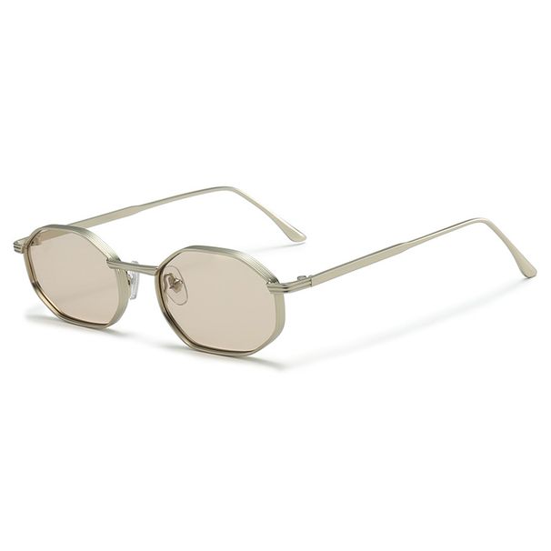 Personalized Small Frame Polygonal Sunglasses - Retro Trendy Style (European & American Inspired, Internet Celebrity Look)_viptrois.com