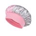 New Wide Brim Color Matching Sleeping Cap Ladies Fashion Elastic Chemotherapy Cap Two Color Stitching Hair Care Washing Cap_viptrois.com