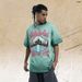 American Street Fashion Vintage Distressed Frayed Pure Cotton Men's Short Sleeve T-Shirt Summer New Style_viptrois.com