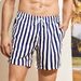 Men's Clothing Surfing Swimming Trunks Men's Loose Printed Casual Beach Pants Hot Spring Shorts Ins Style Swimming Trunks_viptrois.com