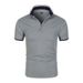 2024 New five Piece High end Polo Shirt Short sleeved Men's Top Summer Fashion Business Casual Breathable T-shirt_viptrois.com