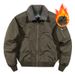 Men's Clothing Men's Winter Warm High End Men's Fashion Plus Velvet Pilot Jacket Outerwear Lambskin Workwear Cotton Outerwear_viptrois.com