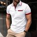 Summer Men's Short Sleeved Polo Shirt Business Casual Collar T-shirt Plus Size Breathable Top European And American Plus Size_viptrois.com