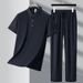 Men's Clothing Men's Suit Casual Men's A Complete Set Of Sportswear Dad Clothes Men's Father's Day_viptrois.com