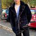 Loom Loom European American Cross-Border Hot-Selling Autumn And Winter Loose Turn-Down Collar Solid Color Cardigan Jacket Men's_viptrois.com