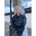 Men's Clothing Black Short Cleanfit Leather Jacket For Men Autumn And Winter High End Handsome Pilot Motorcycle Jacket_viptrois.com