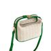 Mini Bag Straw Bag Bucket Bag Hand Held Messenger Bag Guangzhou Wholesale Handbag Contrast Color Versatile Women's Bag Woven Bag_viptrois.com