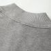 Men's High-Neck Zip-Front Knit Sweater – Winter-Ready Polyester Blend Cardigan For Casual & Business_viptrois.com