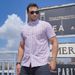 Men's Clothing Plus Size Specializes In Plus Size Summer Thin Short Sleeved Plaid Shirts In Various Colors For Fat People_viptrois.com