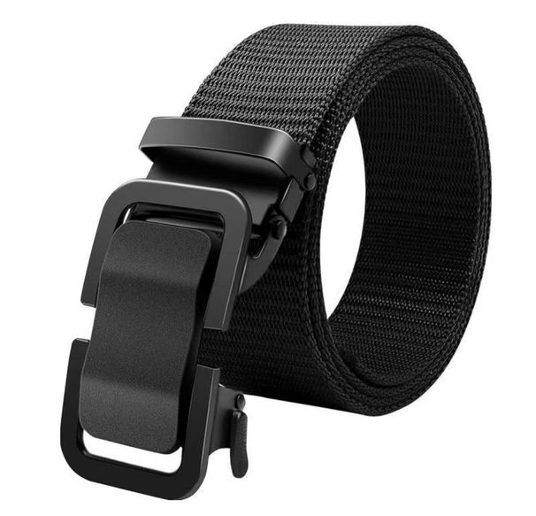 New Canvas Nylon Belt Versatile Non-porous Automatic Buckle Canvas Belt Lightweight Ultra-light And Durable Men's Model_viptrois.com