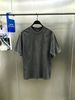 100% Cotton Washed Vintage Men's 3-Pack T-shirts Stylized NF Monogram Print Crew Neck Short Sleeve Casual Tops In Gray Brown Light Gray_viptrois.com