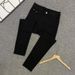 Men's Clothing White Jeans Men's Summer Thin Slim Straight Pants Business Casual Men's Versatile Fashion Nine Point Pants_viptrois.com