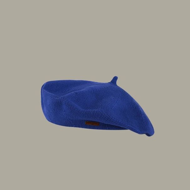 Large Head Circumference Wool Knitted Beret Spring And Autumn Painter Hat Shows Small Face Japanese Style Thin Design Niche Internet Celebrity Hat_viptrois.com