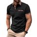 Men's Clothing Short Sleeved Polo Shirt Summer New Size Color Matching Lapel Men's Short Sleeved Polo Shirt T Shirt_viptrois.com