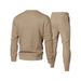 European Minimalist Knit Set – Cotton-Polyester Jacquard Lounge Suit, Relaxed Fit Men’s Two-Piece (Black/Grey/Khaki/Beige/Army Green, S-XXL)_viptrois.com
