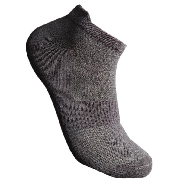 Summer thin socks men's mesh sports socks ear lifting cotton socks black and white solid color men's boat socks breathable men's socks New_viptrois.com