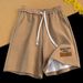 Men's Clothing Summer Style Loose Fitting Men's Casual Sports Shorts Trendy Versatile Five Point Style For Students_viptrois.com