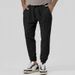 Men's Elastic Jogger Pants – Winter Casual Sweatpants With Adjustable Drawstring (Black/Navy/Gray/Army Green, S-XXXL)_viptrois.com