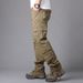 Man's clothing Overalls men's wear resistant sports pants Men's pants straight leg loose large size cotton fashion multi-pocket casual pants_viptrois.com