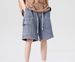 Men's Clothing Workwear Denim Shorts Men's Summer Thin Loose Five Point Pants Trendy Brand Ins Large Size High Street Casual Shorts_viptrois.com