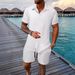 Men's Clothing Shirts Casual Loose Beach Suits_viptrois.com